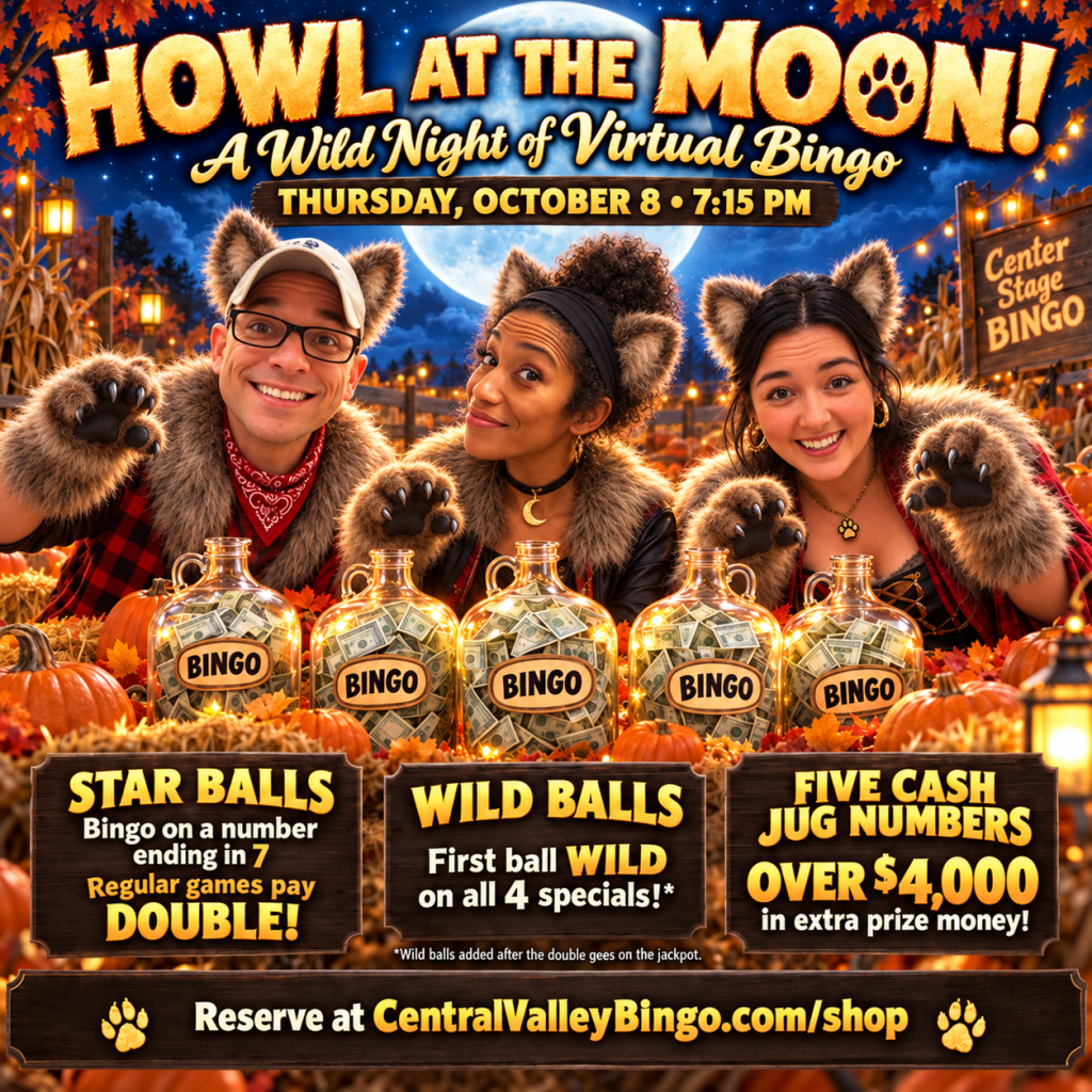 $38 Donation for Virtual Bingo on Thursday, October 8, 2026