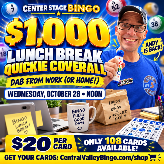 $20 Donation for Lunch Break Quickie on Wednesday, October 28