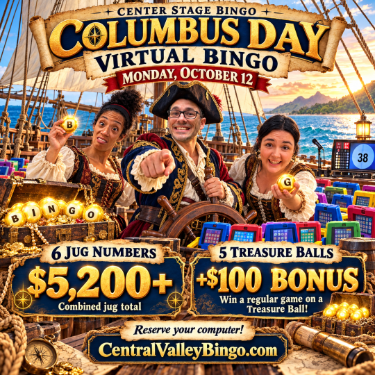 $38 Donation for Virtual Bingo on Monday, October 12, 2026